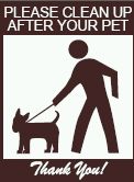 Sign: Please Clean Up After Your Pet